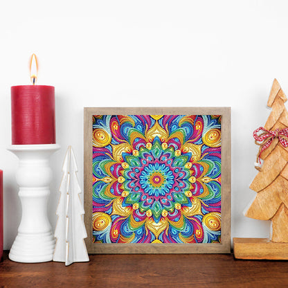 Diamond Painting - Partial Special Shaped - Mandala (30*30CM)