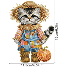 Load image into Gallery viewer, 2D Flat Cat DIY Shaking Head Diamond Painting Desktop Decorations for Home
