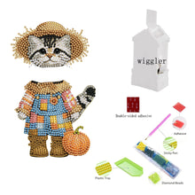Load image into Gallery viewer, 2D Flat Cat DIY Shaking Head Diamond Painting Desktop Decorations for Home

