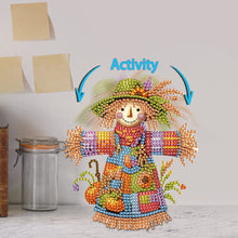 Load image into Gallery viewer, 2D Flat Scarecrow DIY Shaking Head Diamond Painting Desktop Decorations
