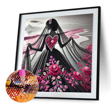 Load image into Gallery viewer, Diamond Painting - Partial Special Shaped - Elegant Lady (30*30CM)
