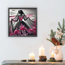 Load image into Gallery viewer, Diamond Painting - Partial Special Shaped - Elegant Lady (30*30CM)

