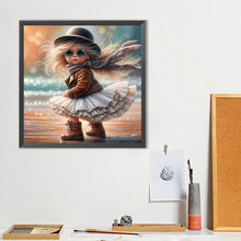 Load image into Gallery viewer, Diamond Painting - Full Round - Cute Little Girl (40*40CM)
