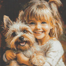 Load image into Gallery viewer, Diamond Painting - Full Round - Cute Little Girl (40*40CM)
