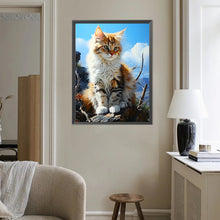 Load image into Gallery viewer, Diamond Painting - Full Round - Cat (40*50CM)
