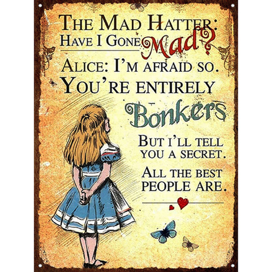 Diamond Painting - Full Round - Alice In Wonderland (30*40CM)