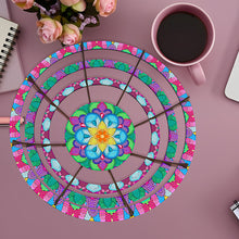 Load image into Gallery viewer, Flower Diamond Painting Wooden Serving Tray Decorative Diamond Art Fruit Tray(C)
