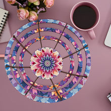 Load image into Gallery viewer, Flower Diamond Painting Wooden Serving Tray Decorative Diamond Art Fruit Tray(D)
