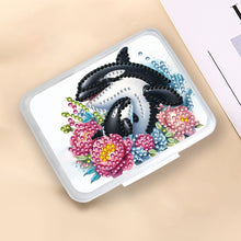 Load image into Gallery viewer, Shark Rhinestones Pill Storage Box Diamond Painting Pill Case for Art Craft
