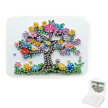 Load image into Gallery viewer, Tree Rhinestones Pill Storage Box Diamond Painting Pill Case for Art Craft
