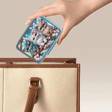 Load image into Gallery viewer, Cat Rhinestones Pill Storage Box Diamond Painting Pill Case for Art Craft
