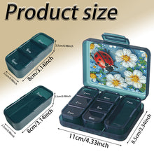 Load image into Gallery viewer, Insect Rhinestones Pill Storage Box Diamond Painting Pill Case for Art Craft

