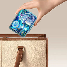 Load image into Gallery viewer, Wolf Rhinestones Pill Storage Box Diamond Painting Pill Case for Art Craft
