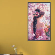 Load image into Gallery viewer, AB Diamond Painting - Full Round - Cherry Blossom Girl Back (40*70CM)
