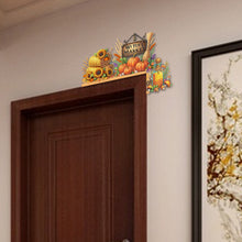 Load image into Gallery viewer, Harvest Pumpkin Diamond Art Door Right Angle Sign for Indoor Outdoor Wall
