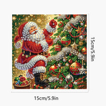 Load image into Gallery viewer, 12Pcs Xmas Diamond Painting Greeting Card Set for Festivals and Celebrations
