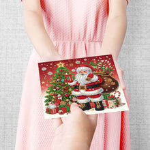 Load image into Gallery viewer, 12Pcs Xmas Diamond Painting Greeting Card Set for Festivals and Celebrations

