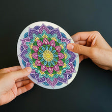 Load image into Gallery viewer, 8Pcs Flower Diamond Painting Greeting Card Set for Festivals and Celebrations
