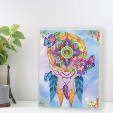 Load image into Gallery viewer, DIY Diamond Painting Notebook 50 Pages A5 Diamond Art Diary Book(Dreamcatcher A)
