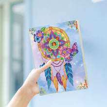Load image into Gallery viewer, DIY Diamond Painting Notebook 50 Pages A5 Diamond Art Diary Book(Dreamcatcher A)
