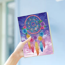 Load image into Gallery viewer, DIY Diamond Painting Notebook 50 Pages A5 Diamond Art Diary Book(Dreamcatcher B)
