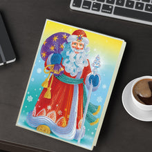 Load image into Gallery viewer, DIY Diamond Painting Notebook 50 Pages A5 Diamond Art Diary Book (Santa Claus)
