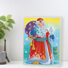 Load image into Gallery viewer, DIY Diamond Painting Notebook 50 Pages A5 Diamond Art Diary Book (Santa Claus)
