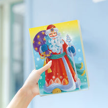 Load image into Gallery viewer, DIY Diamond Painting Notebook 50 Pages A5 Diamond Art Diary Book (Santa Claus)
