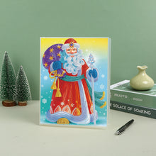 Load image into Gallery viewer, DIY Diamond Painting Notebook 50 Pages A5 Diamond Art Diary Book (Santa Claus)
