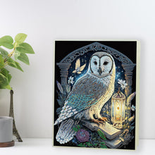 Load image into Gallery viewer, DIY Diamond Painting Notebook 50 Pages A5 Diamond Art Diary Book (Owl)
