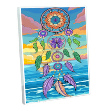 Load image into Gallery viewer, DIY Diamond Painting Notebook 50 Pages A5 Diamond Art Diary Book(Dreamcatcher C)

