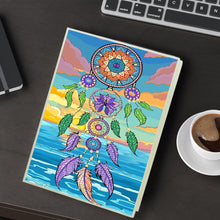 Load image into Gallery viewer, DIY Diamond Painting Notebook 50 Pages A5 Diamond Art Diary Book(Dreamcatcher C)
