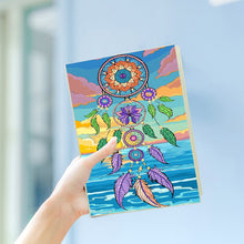 Load image into Gallery viewer, DIY Diamond Painting Notebook 50 Pages A5 Diamond Art Diary Book(Dreamcatcher C)
