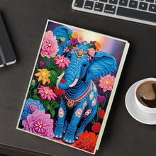 Load image into Gallery viewer, DIY Diamond Painting Notebook 50 Pages A5 Diamond Art Diary Book (Elephant)
