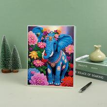 Load image into Gallery viewer, DIY Diamond Painting Notebook 50 Pages A5 Diamond Art Diary Book (Elephant)
