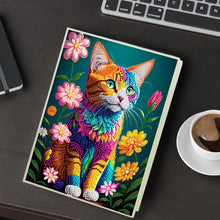Load image into Gallery viewer, DIY Diamond Painting Notebook 50 Pages A5 Diamond Art Diary Book (Cat C)
