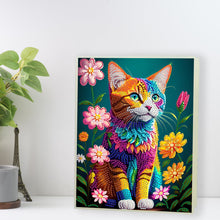 Load image into Gallery viewer, DIY Diamond Painting Notebook 50 Pages A5 Diamond Art Diary Book (Cat C)
