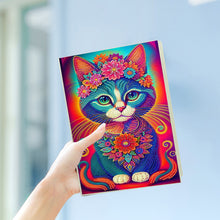 Load image into Gallery viewer, DIY Diamond Painting Notebook 50 Pages A5 Diamond Art Diary Book (Cat D)

