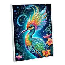Load image into Gallery viewer, DIY Diamond Painting Notebook 50 Pages A5 Diamond Art Diary Book (Peacock)
