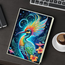 Load image into Gallery viewer, DIY Diamond Painting Notebook 50 Pages A5 Diamond Art Diary Book (Peacock)
