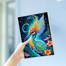 Load image into Gallery viewer, DIY Diamond Painting Notebook 50 Pages A5 Diamond Art Diary Book (Peacock)

