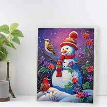 Load image into Gallery viewer, DIY Diamond Painting Notebook 50 Pages A5 Diamond Art Diary Book (Snowman B)
