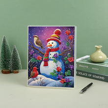Load image into Gallery viewer, DIY Diamond Painting Notebook 50 Pages A5 Diamond Art Diary Book (Snowman B)
