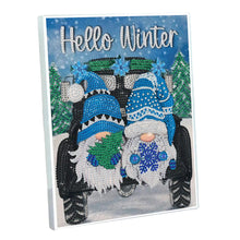 Load image into Gallery viewer, Diamond Painting Notebook 50 Pages A5 Diamond Art Diary Book (Snowman Gnome)
