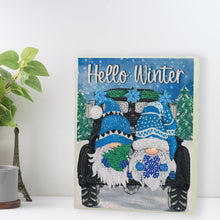 Load image into Gallery viewer, Diamond Painting Notebook 50 Pages A5 Diamond Art Diary Book (Snowman Gnome)
