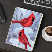Load image into Gallery viewer, DIY Diamond Painting Notebook 50 Pages A5 Diamond Art Diary Book (Cardinal)
