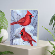 Load image into Gallery viewer, DIY Diamond Painting Notebook 50 Pages A5 Diamond Art Diary Book (Cardinal)
