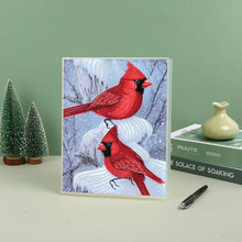 Load image into Gallery viewer, DIY Diamond Painting Notebook 50 Pages A5 Diamond Art Diary Book (Cardinal)
