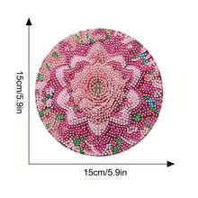 Load image into Gallery viewer, 4pcs DIY Diamond Dot Kits Pink Pattern Diamond Crafts Projects for Beginners
