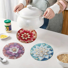 Load image into Gallery viewer, 4pcs DIY Diamond Dot Kits Pattern Diamond Painting Placemats Projects for Beginners
